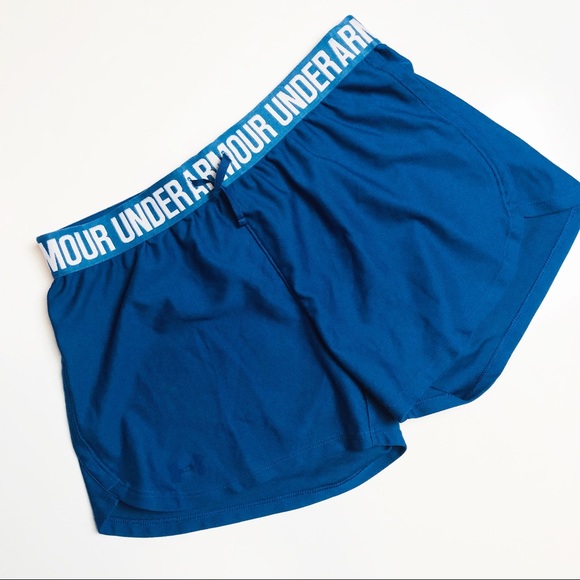 Under Armour Pants - Under Armour athletic shorts w logo waistband, M